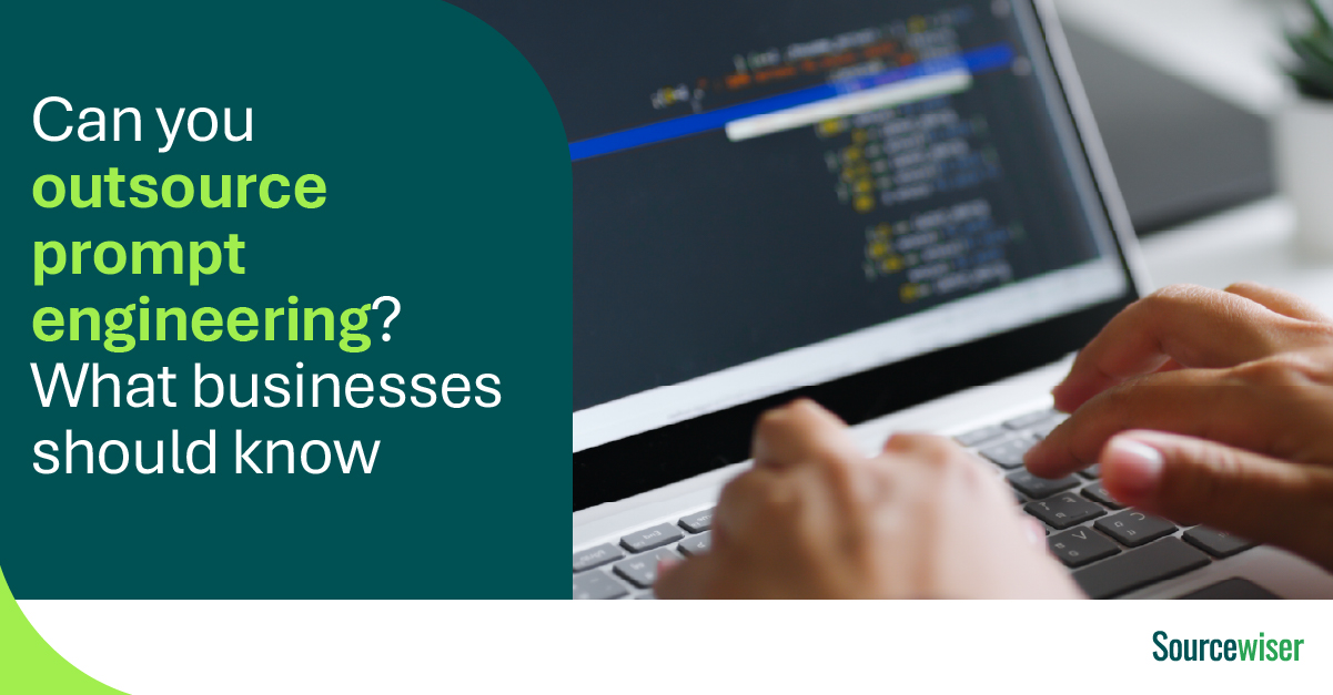 Offshore prompt engineer supporting outsourced AI workflow development